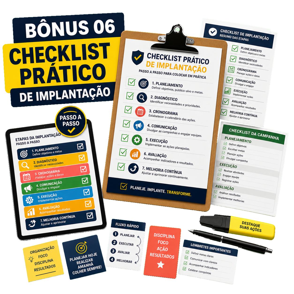 Bônus 06 — checklist prático de implantação