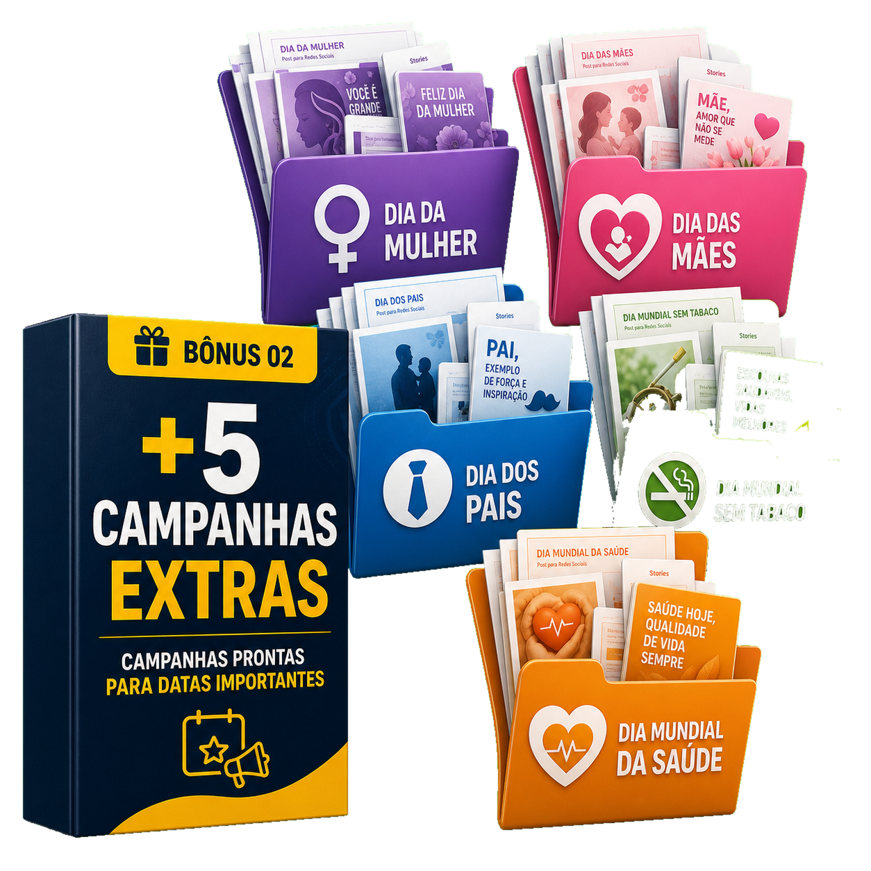 Bônus 02 — mais de 5 campanhas extras para datas importantes